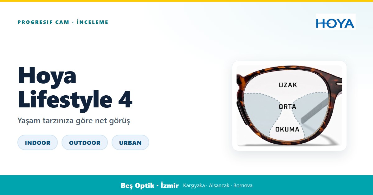 Hoya Lifestyle 4 Progresif Cam İncelemesi: Yaşam Tarzınıza Göre Net Görüş