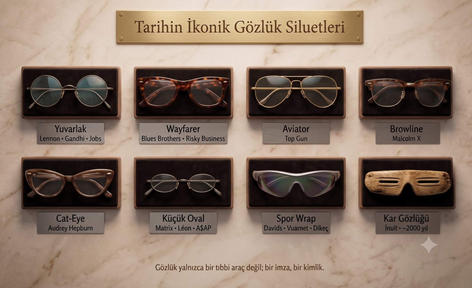 Tarihin En İkonik Gözlükleri ve Onları Efsane Yapan İsimler