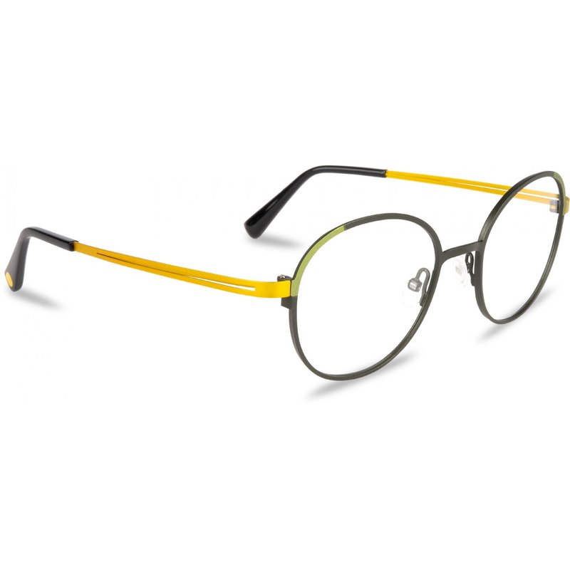Oxibis Avana AV1 optik gözlük çerçevesi, açık haki · paslanmaz çelik · 18 g