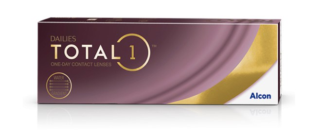 Dailies Total 1 günlük kontakt lens kutusu