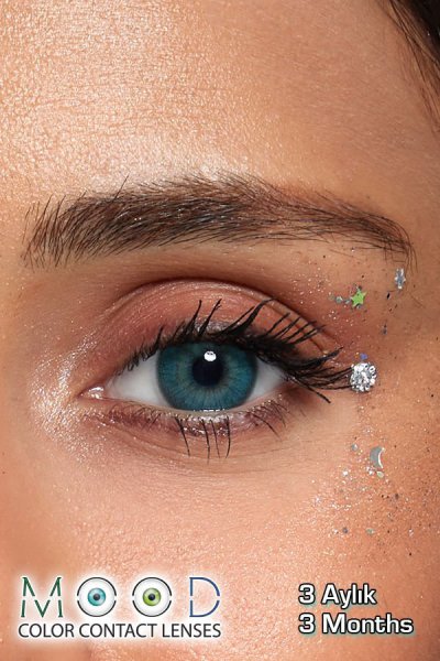 Arma Mood Star Emerald renkli kontakt lens — gözde görünümü