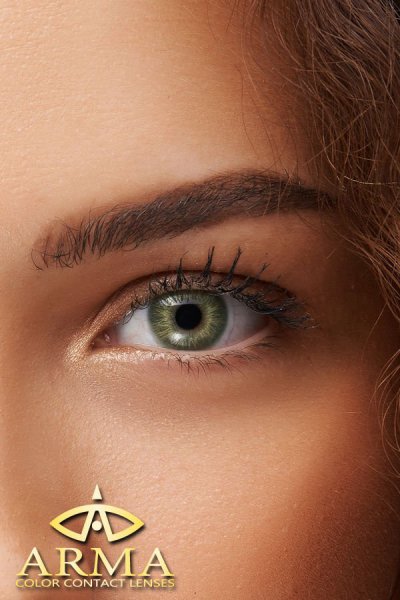 Arma Ultra Jade renkli kontakt lens — gözde görünümü