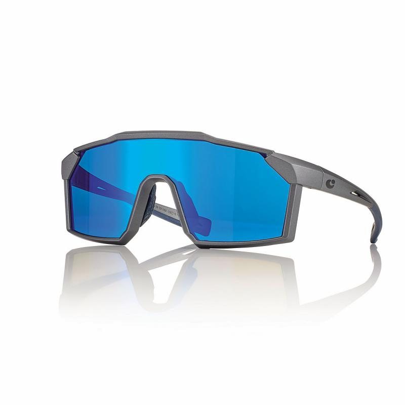 CentroStyle F0504 gri lacivert çerçeve mavi aynalı füme cam