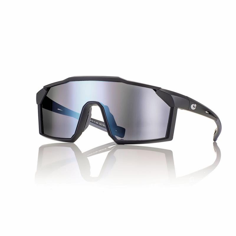 CentroStyle F0504 siyah gri çerçeve gümüş aynalı füme cam