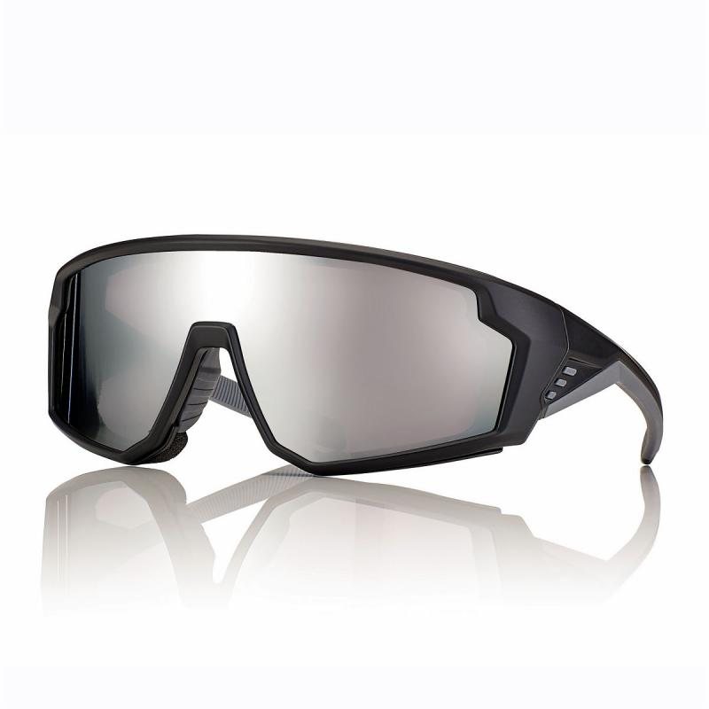 CentroStyle S0548 siyah gri çerçeve gümüş aynalı cam