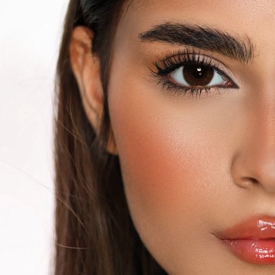 Desio Black Coffee renkli kontakt lens — gözde görünümü