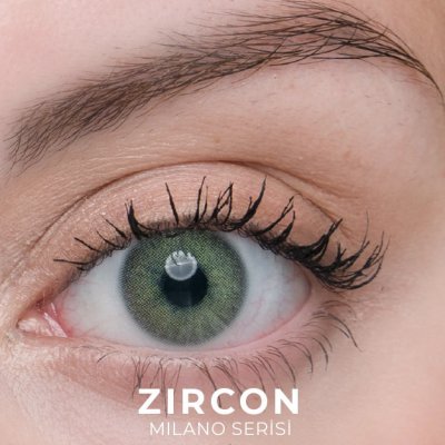 Labella Milano Zircon renkli kontakt lens — gözde görünümü