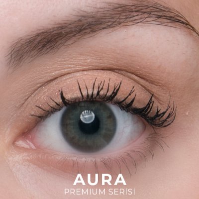 Labella Premium Aura renkli kontakt lens — gözde görünümü