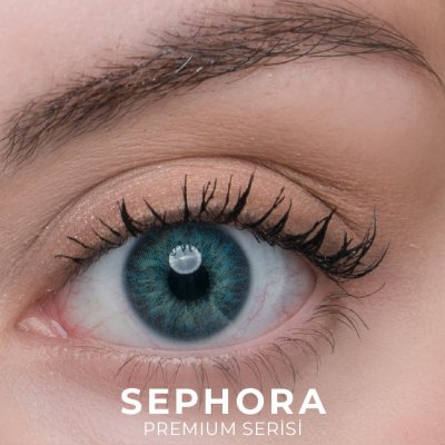 Labella Premium Sephora renkli kontakt lens — gözde görünümü
