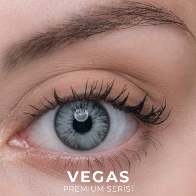 Labella Premium Vegas renkli kontakt lens — gözde görünümü