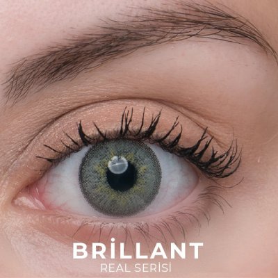 Labella Real Brillant renkli kontakt lens — gözde görünümü