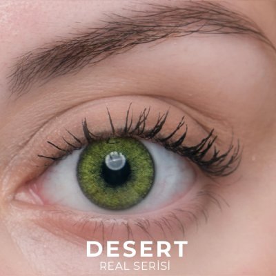 Labella Real Desert renkli kontakt lens — gözde görünümü