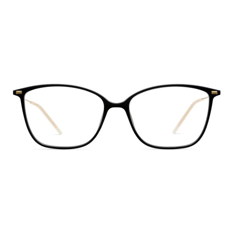 Lool Hati optik gözlük çerçevesi, siyah / altın · kedi gözü · 54-16 mm