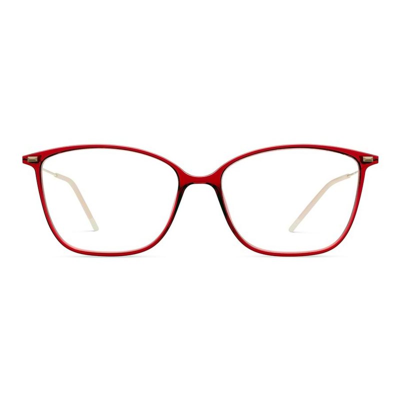 Lool Hati optik gözlük çerçevesi, bordo / pembe altın · kedi gözü · 54-16 mm