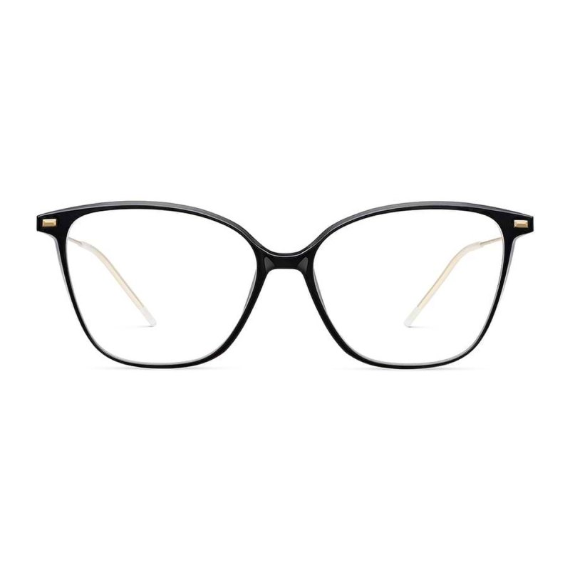 Lool Mirzam optik gözlük çerçevesi, siyah / altın · kedi gözü · 54-14 mm