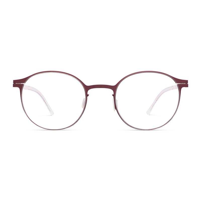 Lool Orbit optik gözlük çerçevesi, bordo / pembe · yuvarlak metal · 48-21 mm