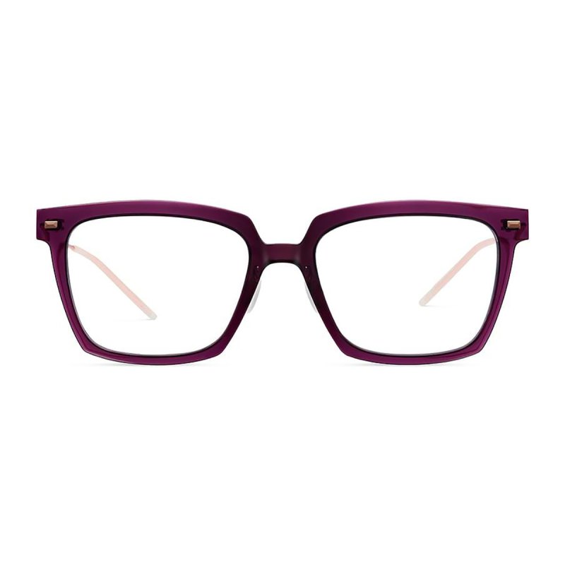 Lool Veltra optik gözlük çerçevesi, bronz / pembe altın · kare · 53-17 mm